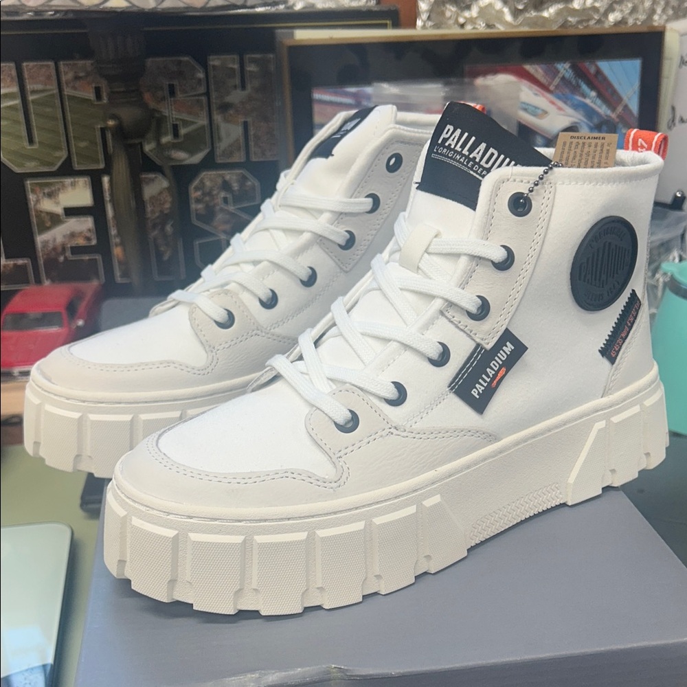 Palladium Women's White High-Top Sneakers